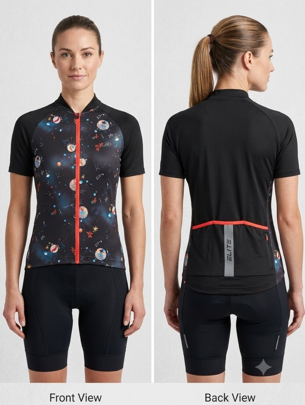 Performance Women's Cosmic Cycling Jersey Size S